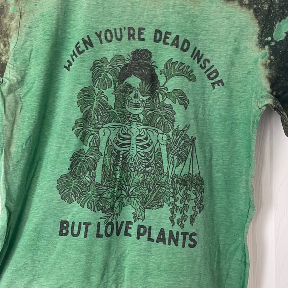 When you’re dead inside but love plants printed BELLA+Canvas size Small New